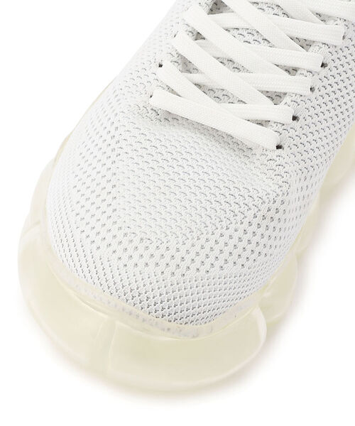 grounds（グラウンズ）の「grounds / グラウンズ/JEWELRY white/clear sole（スニーカー・メンズ・ホワイト・40/41/43/42/44）」の6枚目の写真