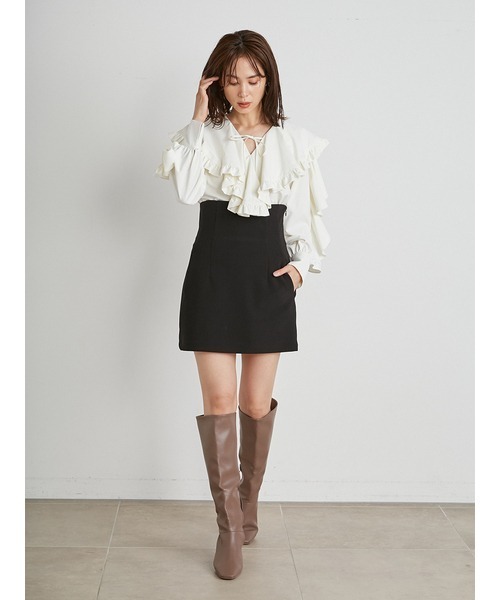 SNIDEL(スナイデル)の「ニーレングスロングブーツ(ブーツ・レディース・グレー/ブラック/モカ・LARGE/MEDIUM/SMALL)」の14枚目の写真
