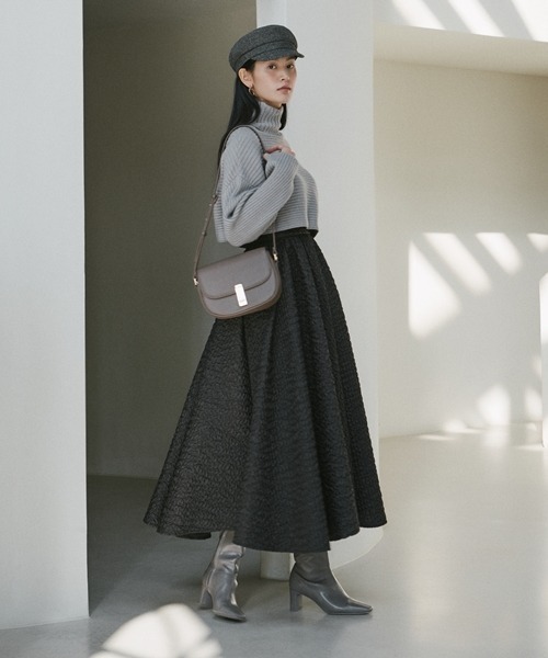SNIDEL(スナイデル)の「ニーレングスロングブーツ(ブーツ・レディース・グレー/ブラック/モカ・LARGE/MEDIUM/SMALL)」の21枚目の写真