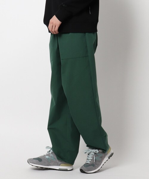 BASECONTROL(ベースコントロール)の「◆高密度 コットンポリエステル イージーベイカーパンツ(その他パンツ・メンズ・ネイビー/ベージュ/グリーン/ブラック/アイボリー・03/02)」の4枚目の写真