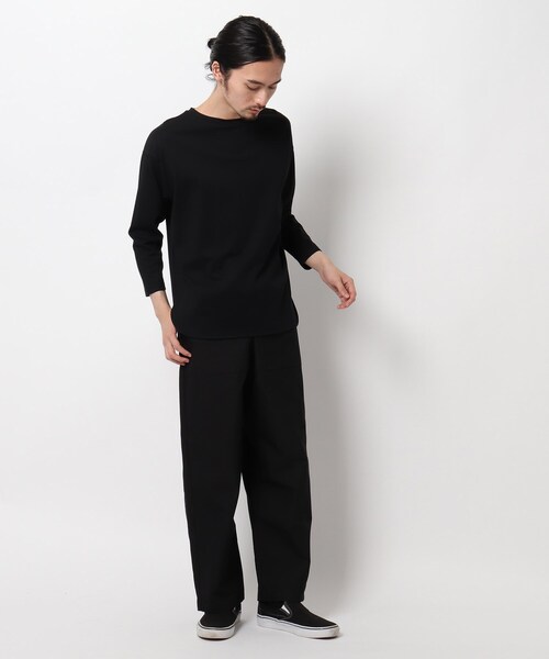 BASECONTROL(ベースコントロール)の「◆高密度 コットンポリエステル イージーベイカーパンツ(その他パンツ・メンズ・ネイビー/ベージュ/グリーン/ブラック/アイボリー・03/02)」の15枚目の写真