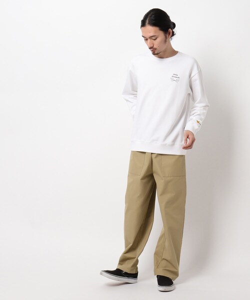 BASECONTROL(ベースコントロール)の「◆高密度 コットンポリエステル イージーベイカーパンツ(その他パンツ・メンズ・ネイビー/ベージュ/グリーン/ブラック/アイボリー・03/02)」の16枚目の写真