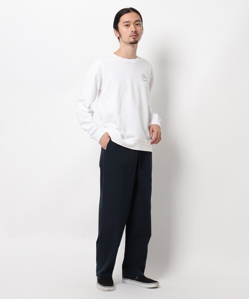 BASECONTROL(ベースコントロール)の「◆高密度 コットンポリエステル イージーベイカーパンツ(その他パンツ・メンズ・ネイビー/ベージュ/グリーン/ブラック/アイボリー・03/02)」の17枚目の写真