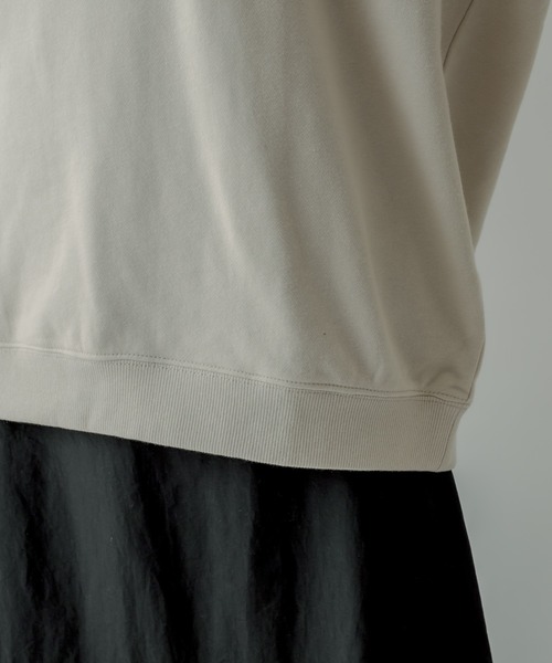 mystic(ミスティック)の「PBPスウェット(BIG)(Tシャツ/カットソー・レディース・チャコールグレー/パープル/アイボリー・FREE)」の20枚目の写真