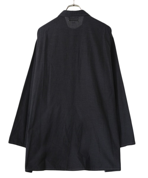 blurhms（ブラームス）の「blurhms / ブラームス：Supima Chambray CPO Shirt Jacket：BHS21F019[COR]（ブルゾン・メンズ・グレー系その他/ブラック系その他・3/4）」の21枚目の写真