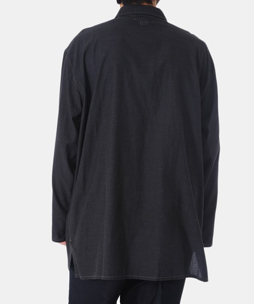blurhms（ブラームス）の「blurhms / ブラームス：Supima Chambray CPO Shirt Jacket：BHS21F019[COR]（ブルゾン・メンズ・グレー系その他/ブラック系その他・3/4）」の15枚目の写真
