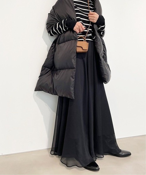 plage(プラージュ)の「Crepeギャザースカート◆(スカート・レディース・ブラウン/ブラック/ベージュ・38/36)」の2枚目の写真