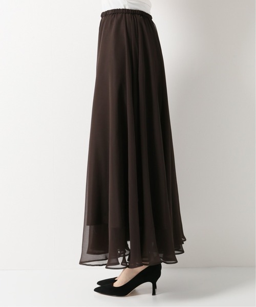plage(プラージュ)の「Crepeギャザースカート◆(スカート・レディース・ブラウン/ブラック/ベージュ・38/36)」の11枚目の写真