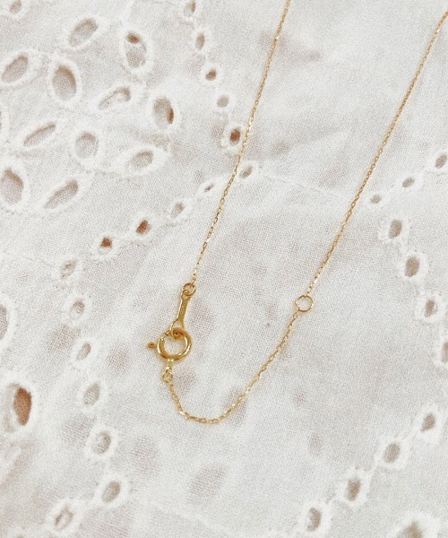 mangata（モンガータ）の「Petit coeur chain necklace（ネックレス・レディース・ゴールド・FREE）」の2枚目の写真