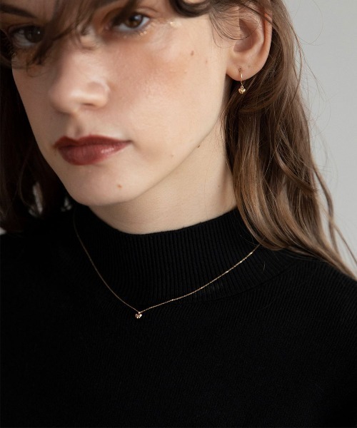 mangata（モンガータ）の「Petit coeur chain necklace（ネックレス・レディース・ゴールド・FREE）」の3枚目の写真