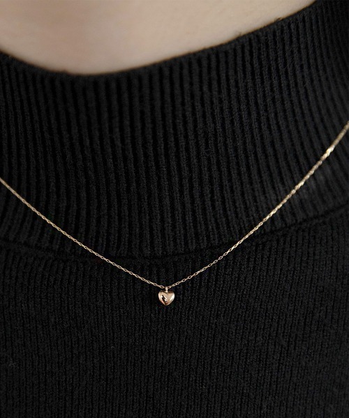 mangata（モンガータ）の「Petit coeur chain necklace（ネックレス・レディース・ゴールド・FREE）」の4枚目の写真