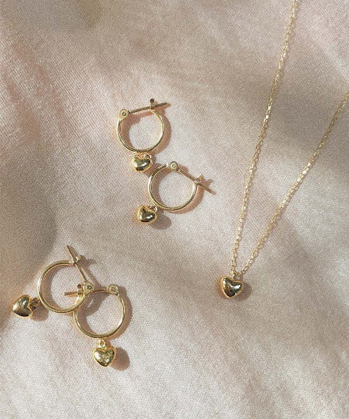 mangata（モンガータ）の「Petit coeur chain necklace（ネックレス・レディース・ゴールド・FREE）」の5枚目の写真