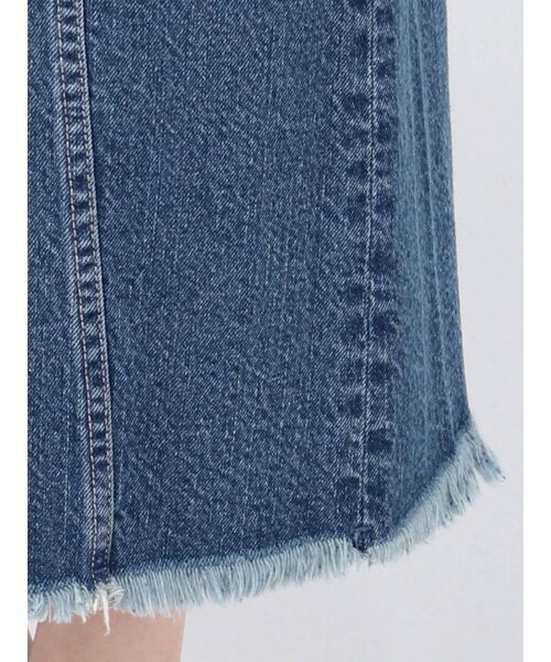 GYDA（ジェイダ）の「フロントスリットデニムロングスカートライクショーパン（デニムスカート・レディース・ライトブルー/ブルー・SMALL/MEDIUM）」の19枚目の写真