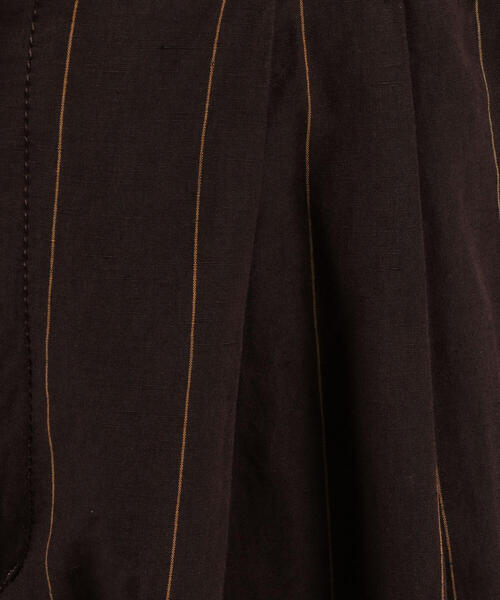 TOMORROWLAND （トゥモローランド）の「リネンコットン ストライプ 2プリーツパンツ（その他パンツ・メンズ・ブラック系その他・S/M/XS）」の9枚目の写真