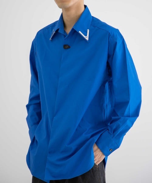 Y.O.N.(ワイオーエヌ)の「Y.O.N. DRESS SHIRTS(シャツ/ブラウス・メンズ・ホワイト/ブルー・46/48)」の12枚目の写真