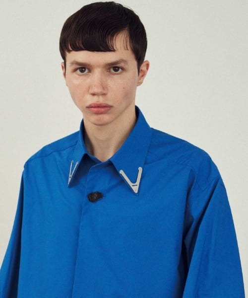 Y.O.N.(ワイオーエヌ)の「Y.O.N. DRESS SHIRTS(シャツ/ブラウス・メンズ・ホワイト/ブルー・46/48)」の7枚目の写真