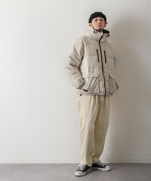 ZIP FIVE（ジップファイブ）の「【ZIP FIVE】 ドローコード内蔵 コーデュロイ テーパード タック パンツ（チノパンツ・メンズ・ブラック/ベージュ/ブラウン/グレー/カーキ/オレンジ/アイボリー/チャコール・MEDIUM/LARGE/X-LARGE）」の10枚目の写真