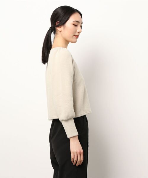 flower（フラワー）の「プレイフルバルーントップ（ニット/セーター・レディース・グレー/ベージュ・FREE）」の21枚目の写真