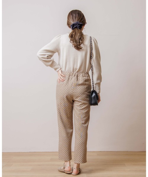 flower（フラワー）の「プレイフルバルーントップ（ニット/セーター・レディース・グレー/ベージュ・FREE）」の7枚目の写真