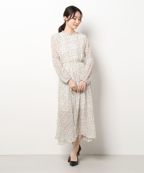 Cham.（チャム）の「花柄ワンピース（ワンピース・レディース・ベージュ・FREE）」の9枚目の写真