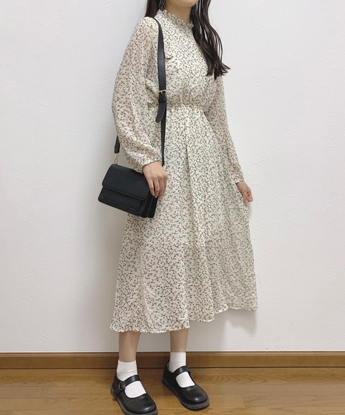 Cham.（チャム）の「花柄ワンピース（ワンピース・レディース・ベージュ・FREE）」の10枚目の写真