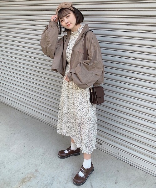 Cham.（チャム）の「花柄ワンピース（ワンピース・レディース・ベージュ・FREE）」の12枚目の写真