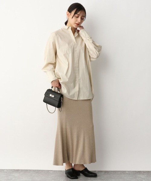 A part by(アパートバイ)の「ニットマーメイドスカート 265272(スカート・レディース・ブラック/ライトベージュ/アイボリー/ライトグレー・FREE)」の11枚目の写真