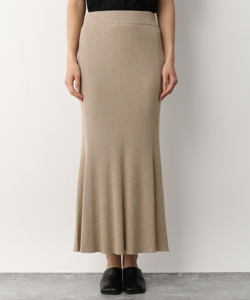 A part by(アパートバイ)の「ニットマーメイドスカート 265272(スカート・レディース・ブラック/ライトベージュ/アイボリー/ライトグレー・FREE)」の16枚目の写真