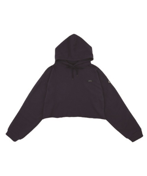 13MONTH（サーティーンマンス）の「【13month 】ロゴワッペン　クロップフーディ（パーカー・レディース・アイボリー/ネイビー・MEDIUM/LARGE）」の11枚目の写真