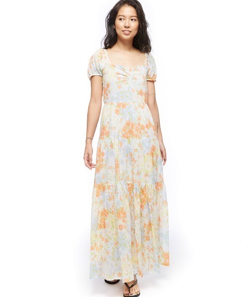 Billabong レディース 22年春夏モデル Sunny ワンピース Side ワンピース ドレス Up Sunrise 22年 春夏モデル Billabong ビラボン のファッション ワンピース ビラボンマキシワンピ ワンピース セールスストア