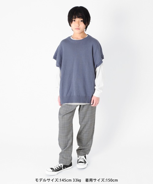 GLAZOS（グラソス）の「アソートシェフパンツ（その他パンツ・キッズ・ブラック/マルチ/インディゴブルー/ブルー/カーキ/オフホワイト/グレー・130cm/170cm/140cm/150cm/160cm）」の21枚目の写真