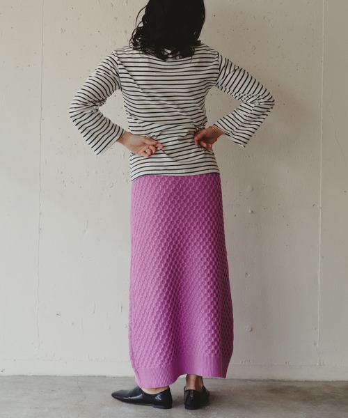 Kari & lili（カウリアンドリィリィ）の「boat neck border ct（Tシャツ/カットソー・レディース・ブラック/ホワイト・FREE）」の15枚目の写真