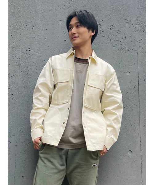 DIESEL（ディーゼル）の「メンズ Tシャツ リラックスフィット（Tシャツ/カットソー・メンズ・ホワイト/ネイビー・XX-LARGE/MEDIUM/X-SMALL/X-LARGE/LARGE/SMALL）」の13枚目の写真