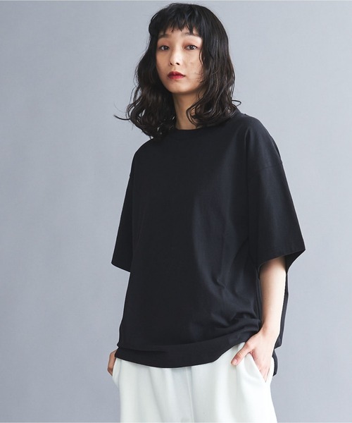 THE STANDARD（ザスタンダード）の「WEGO/スタンダードクルー半袖ネックT（Tシャツ/カットソー・メンズ・オレンジ/ライトベージュ/ホワイト/ブラック/グリーン・SMALL/LARGE/MEDIUM）」の18枚目の写真