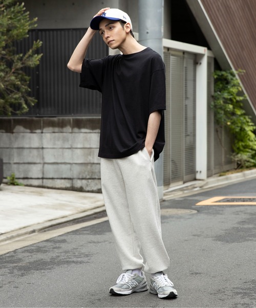 THE STANDARD（ザスタンダード）の「WEGO/スタンダードクルー半袖ネックT（Tシャツ/カットソー・メンズ・オレンジ/ライトベージュ/ホワイト/ブラック/グリーン・SMALL/LARGE/MEDIUM）」の20枚目の写真