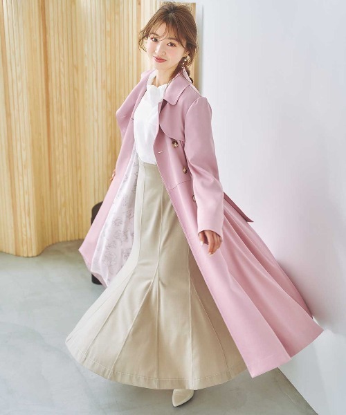 WILLSELECTION（ウィルセレクション）の「裏地花柄トレンチコート