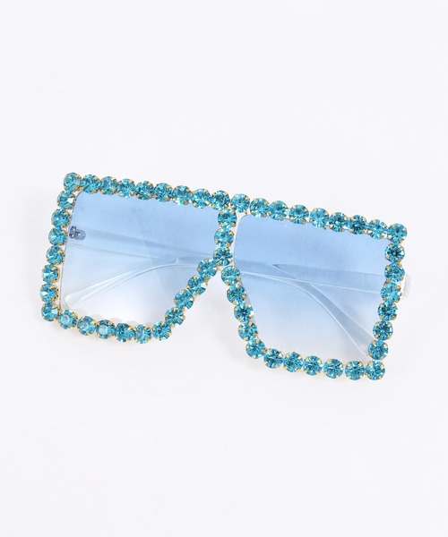 WC（ダブル シー）の「ビジューTOYグラス（サングラス・レディース・サックスブルー/ピンク・FREE）」の14枚目の写真