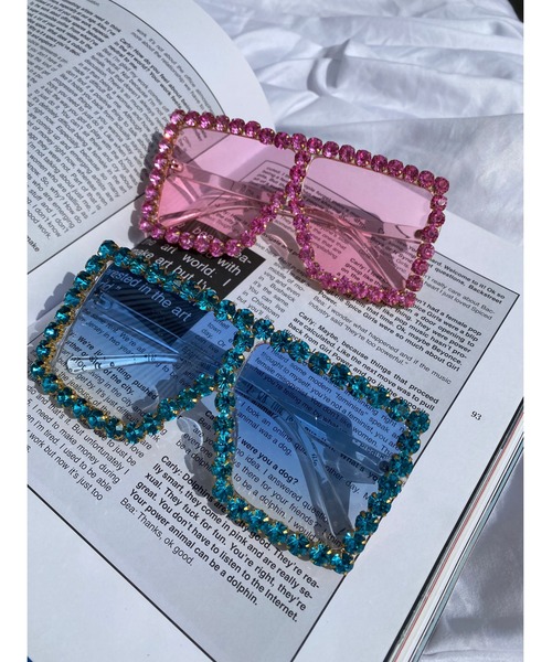 WC（ダブル シー）の「ビジューTOYグラス（サングラス・レディース・サックスブルー/ピンク・FREE）」の13枚目の写真