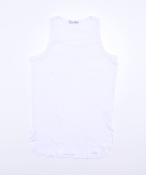 STYLEBLOCK(スタイルブロック)の「ヘビーウエイト配色ステッチBIGTシャツ&ロングタンクトップ(Tシャツ/カットソー・メンズ・ブラック×ホワイト/ホワイト/パープル/ミント/ベージュ・L/M/LL)」の8枚目の写真