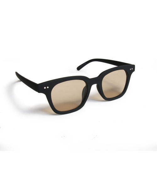 ANCHOR（アンカー）の「スクエアフレーム ブラックラバーサングラス（サングラス・メンズ・ブラック×グレー/ブラック×ブルー/ブラック×ベージュ・FREE）」の9枚目の写真