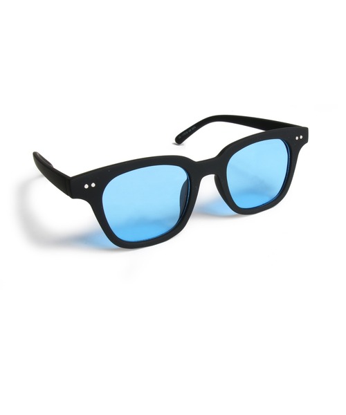 ANCHOR（アンカー）の「スクエアフレーム ブラックラバーサングラス（サングラス・メンズ・ブラック×グレー/ブラック×ブルー/ブラック×ベージュ・FREE）」の8枚目の写真