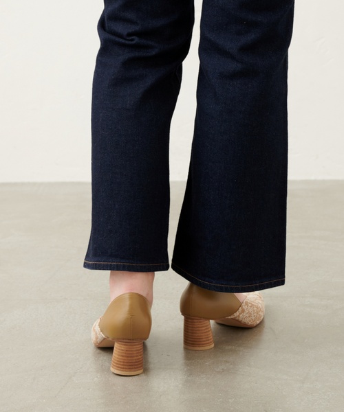 LE TALON（ルタロン）の「5.5cmシリンダーヒールパンプス（パンプス・レディース・アイボリー/ブラック×ブラック/キャメル・22.5cm/23cm/24cm/23.5cm/24.5cm/25cm/22cm）」の18枚目の写真