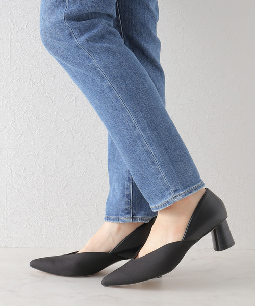 LE TALON（ルタロン）の「5.5cmシリンダーヒールパンプス（パンプス・レディース・アイボリー/ブラック×ブラック/キャメル・22.5cm/23cm/24cm/23.5cm/24.5cm/25cm/22cm）」の22枚目の写真