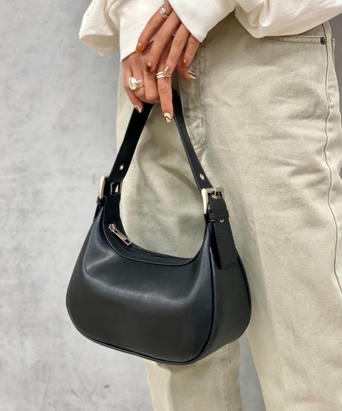 CIAOPANIC(チャオパニック)の「ワンハンドルバッグ(ショルダーバッグ・レディース・ブラック/アイボリー・FREE)」の12枚目の写真