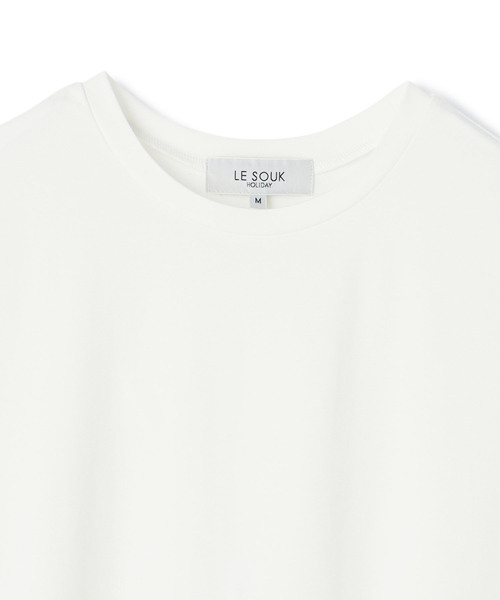 LE SOUK HOLIDAY(ルスークホリデー)の「ペプラムカットプルオーバー(Tシャツ/カットソー・レディース・ブラック/オフホワイト・M/L)」の22枚目の写真