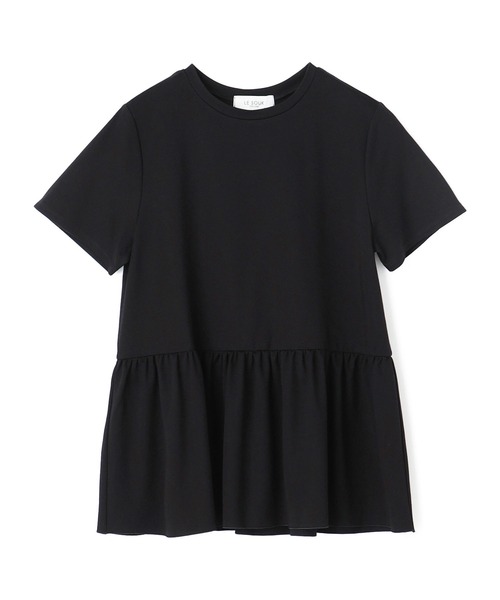 LE SOUK HOLIDAY(ルスークホリデー)の「ペプラムカットプルオーバー(Tシャツ/カットソー・レディース・ブラック/オフホワイト・M/L)」の13枚目の写真