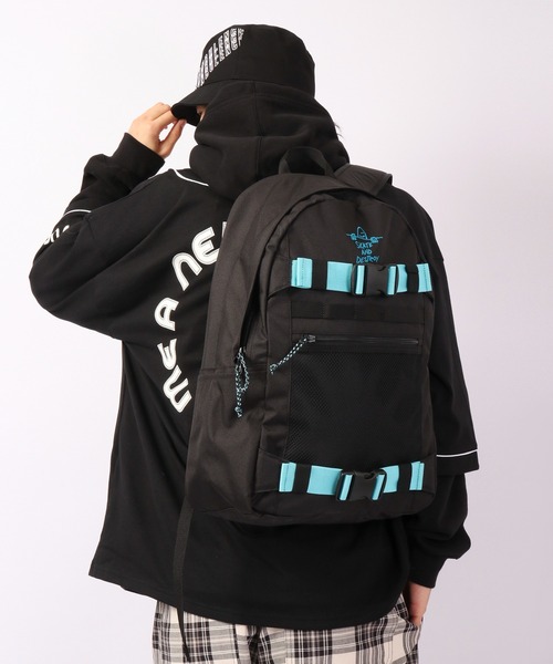 THRASHER(スラッシャー)の「THRASHER リュック バックパック(バックパック/リュック・メンズ・ブラック×グレー/ブラック×ホワイト/ブラック×パープル/ブラック×グリーン・FREE)」の4枚目の写真