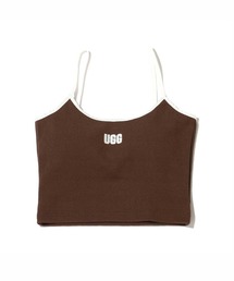 UGG | UGG@mos スクエアロゴ刺繍 リブキャミ / アグ スクエアロゴシシュウ リブキャミ(キャミソール)