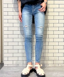 RODEO CROWNS WIDE BOWL | ADDICTIVE JF クラッシュTYPE2スキニー L(デニムパンツ)