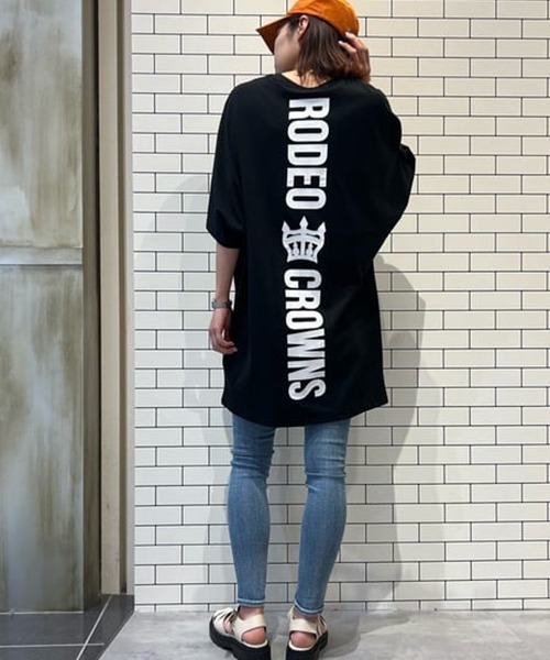 RODEO CROWNS WIDE BOWL（ロデオクラウンズワイドボウル）の「ADDICTIVE JF クラッシュTYPE2スキニー L（デニムパンツ・レディース・ライトブルー/ダークブルー・24inch/25inch/26inch/27inch/23inch）」の16枚目の写真